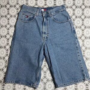 Tommy Hilfiger Light Blue Long Denim Shorts
